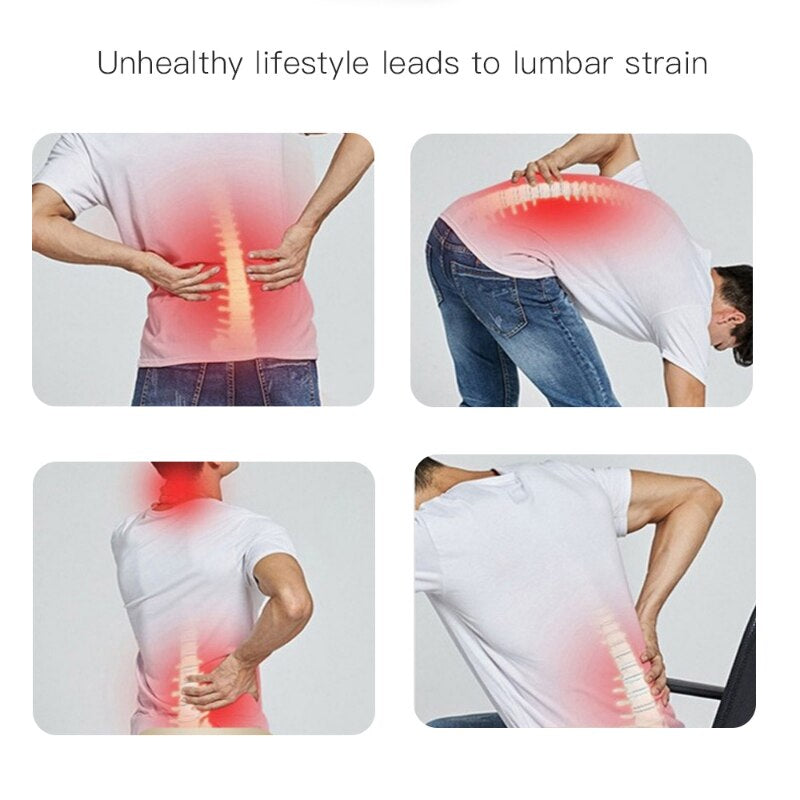 Back Stretcher Lower Back Pain Relief Device 3 Level Back Cracker Back Massager Lumbar Support Spine Board for Herniated Disc